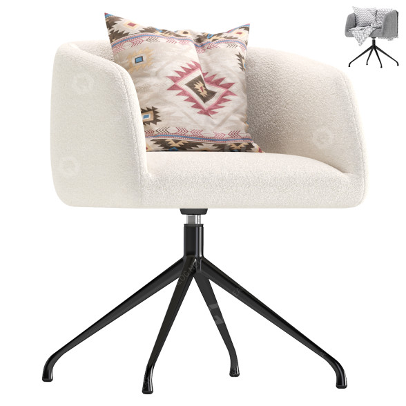 Silla de oficina Coco Republic Jackson Desk Modelo 3D