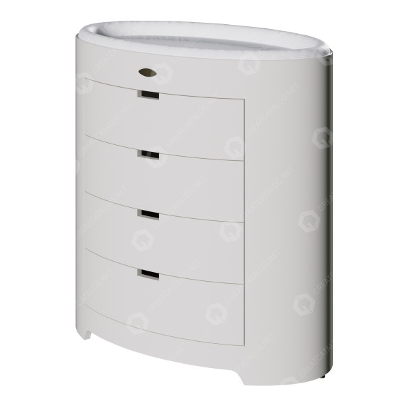 Przewijak Comfort Baby Oval model 3D