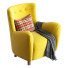 Armchair Fritz Hansen Style 1950s Mohair - HenMat