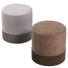 Hocker Meridian Furniture Fringed Round Velvet - HenMat