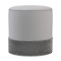 Hocker Meridian Furniture Fringed Round Velvet - HenMat