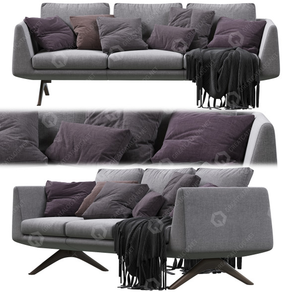 Sofá De La Espada Hepburn Modelo 3D