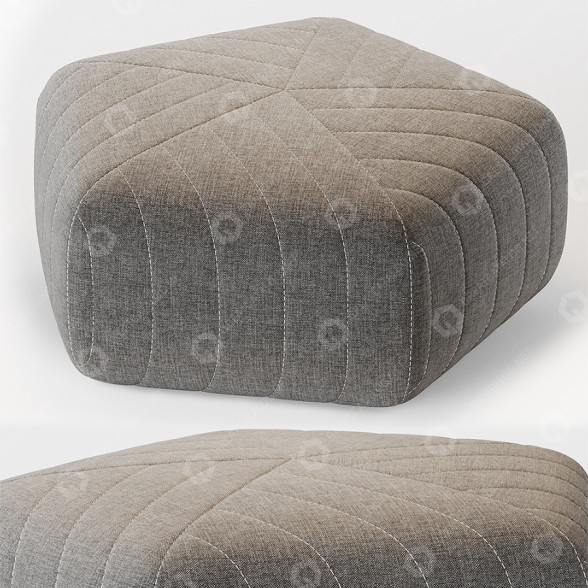 Пуф Muuto Five 3D модель