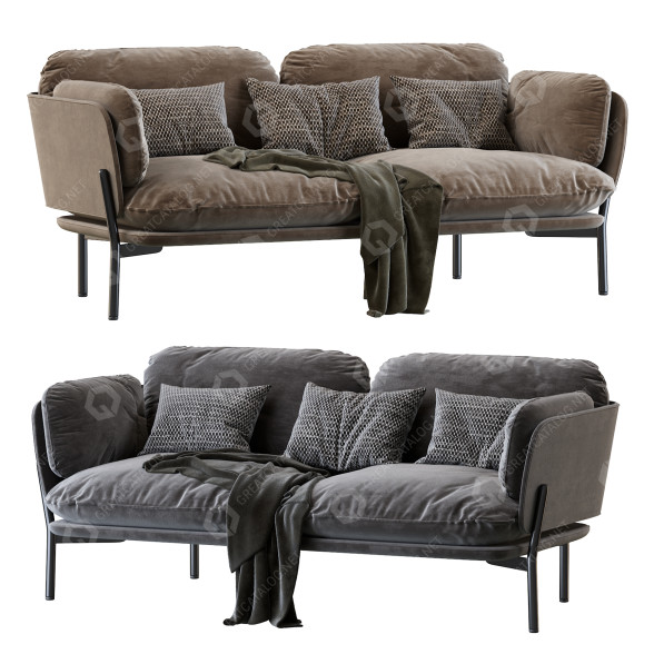 Sofa &Tradition Cloud Two Seater LN2 Desert Stone model 3D