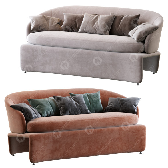 Sofá Minotti Halley Modelo 3D