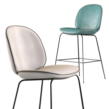 Barhocker Gubi Beetle Leather