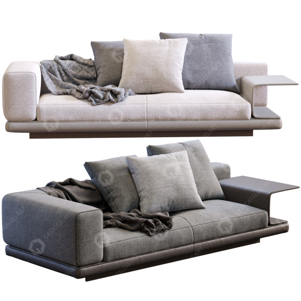 Sofa Minotti Connery model 3D
