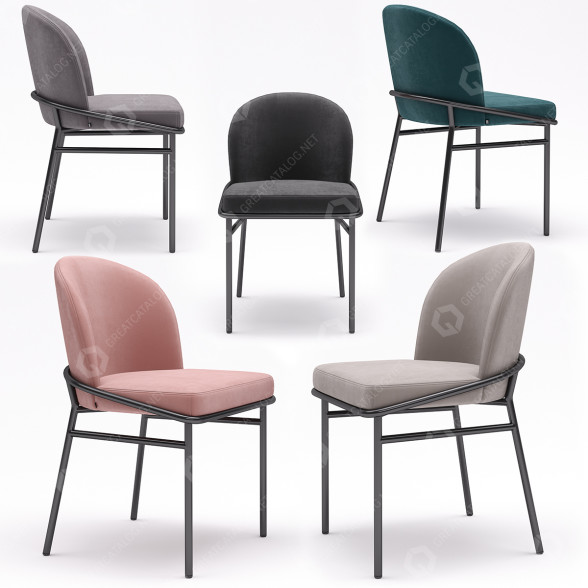Chair Eichholtz Willis 3D model