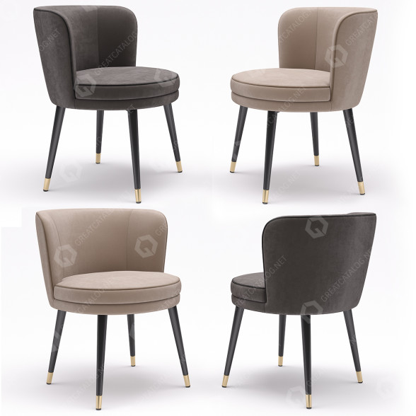 Krzesło Eichholtz Grenada model 3D