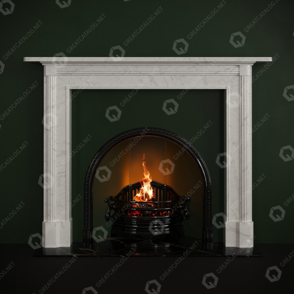 Holzkamin Chesneys The Albany 3D-Modell