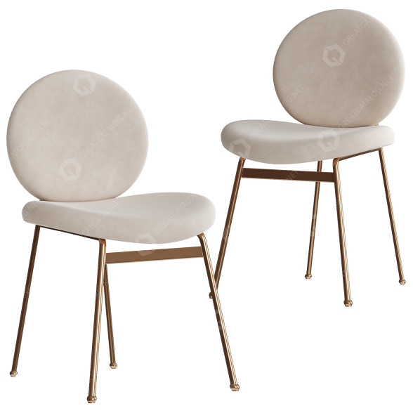Стілець West Elm Jane Dining 3D модель