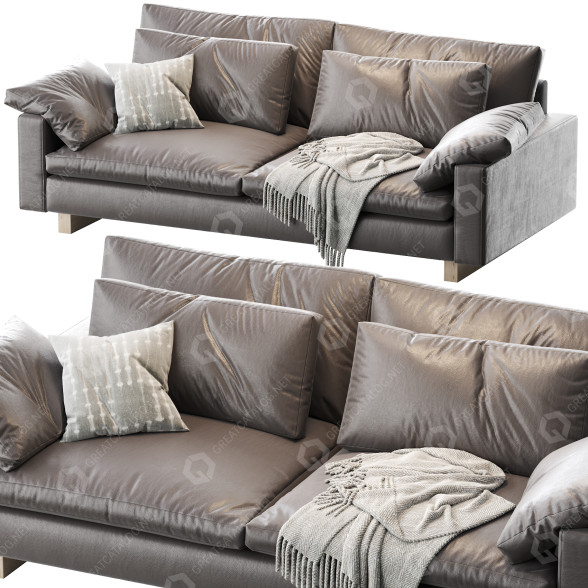 Диван West Elm Harmony 3D модель