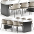 Table and Chairs Minotti Fil Noir - DayToday