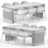 Table and Chairs Minotti Fil Noir - DayToday