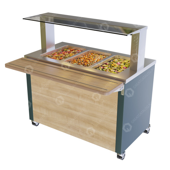 Buffet chaud B.PRO Blanco modèle 3D
