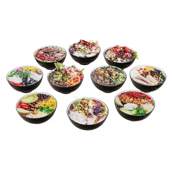 Страви Bowls Food Buffet 3D модель