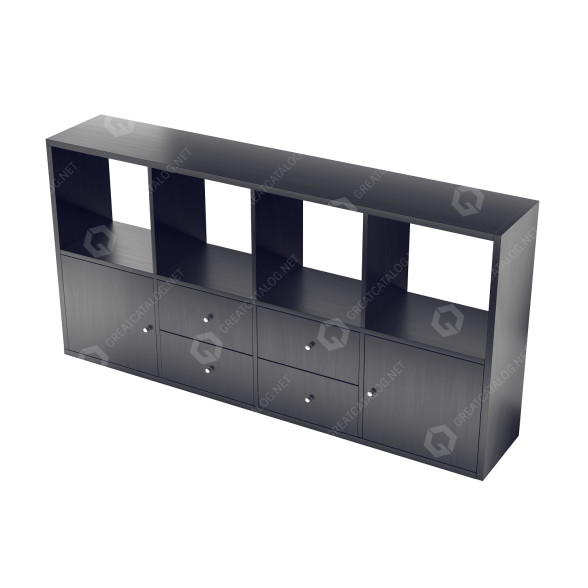 Стелаж IKEA Kallax 3D модель