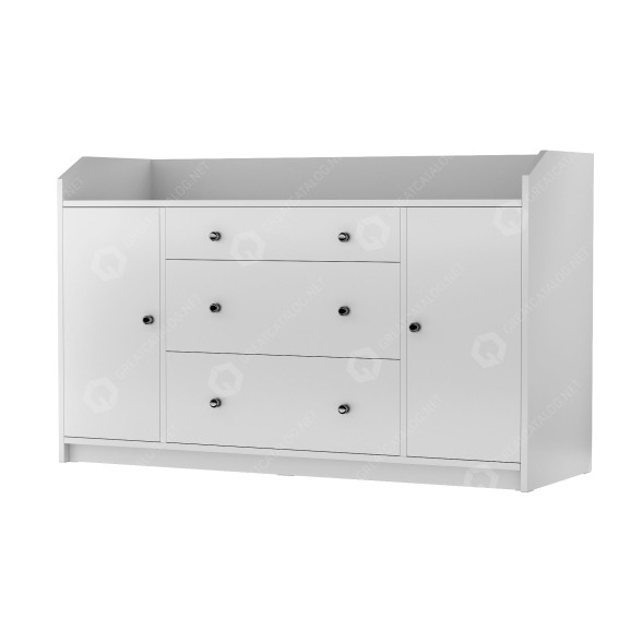 Сервант IKEA Hauga V4 3D модель
