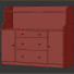 Buffet IKEA Hauga V3 - Zolty