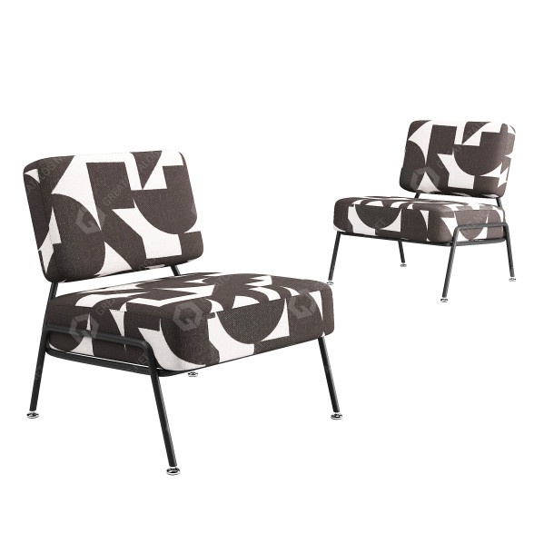 Armchair MADE Knox Accent 3D model