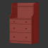 Commode IKEA Hauga V2 - Zolty