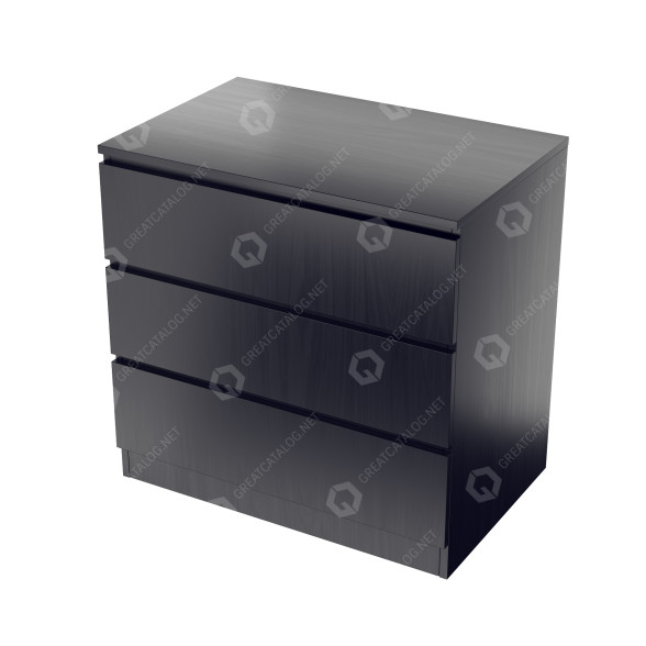 Комод IKEA Malm 2 Colors 3D модель