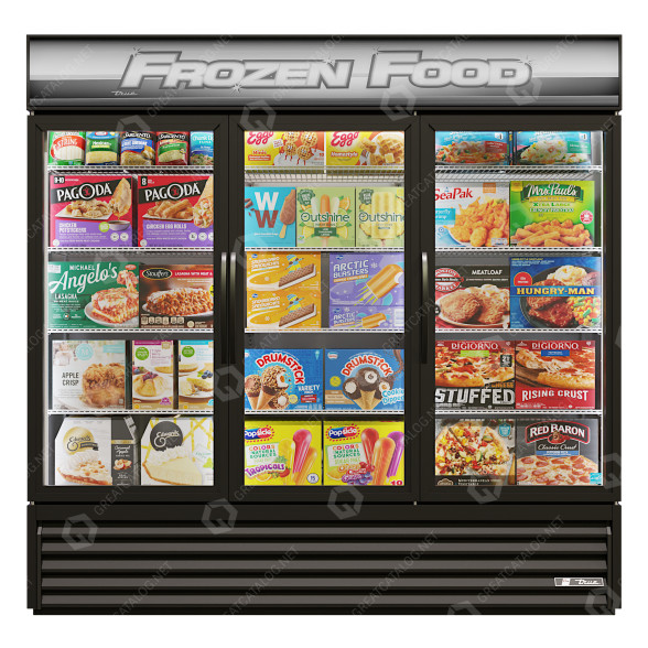 Вітрина True Manufacturing GDM-72 Frozen Food 3D модель