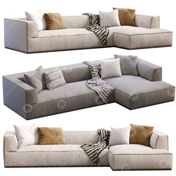 Диван Flexform Perry 3D модель