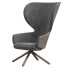 Armchair David Fox Design Hygge High Back 4 Leg Base - HenMat
