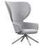 Armchair David Fox Design Hygge High Back 4 Leg Base - HenMat