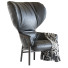 Armchair David Fox Design Hygge High Back Leather - HenMat