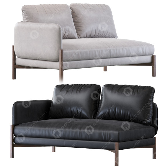 Sofa Duvivier Canapes Jules 3D model