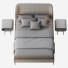 Lit et tables de chevet West Elm Lana Upholstered - Paramatma