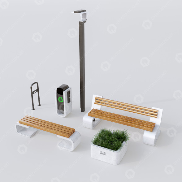 Вуличний декор S3T City 3D модель