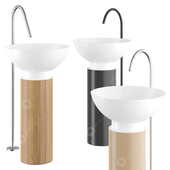 Waschbecken MOMA Design Tower Lamp 3D-Modell