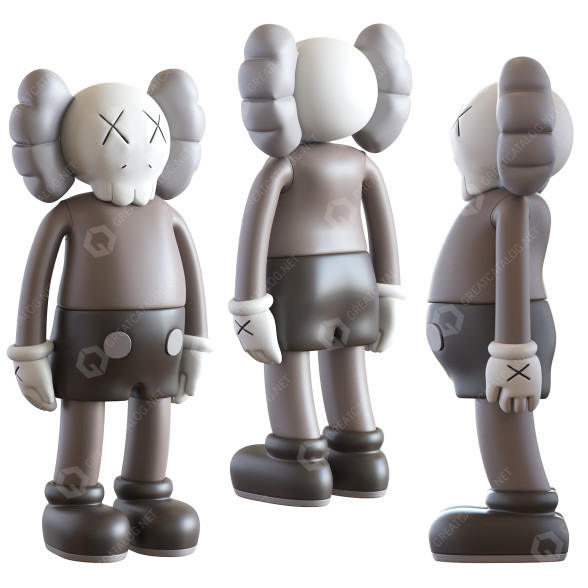 Statuette Kaws Four Foot Companion 3D model