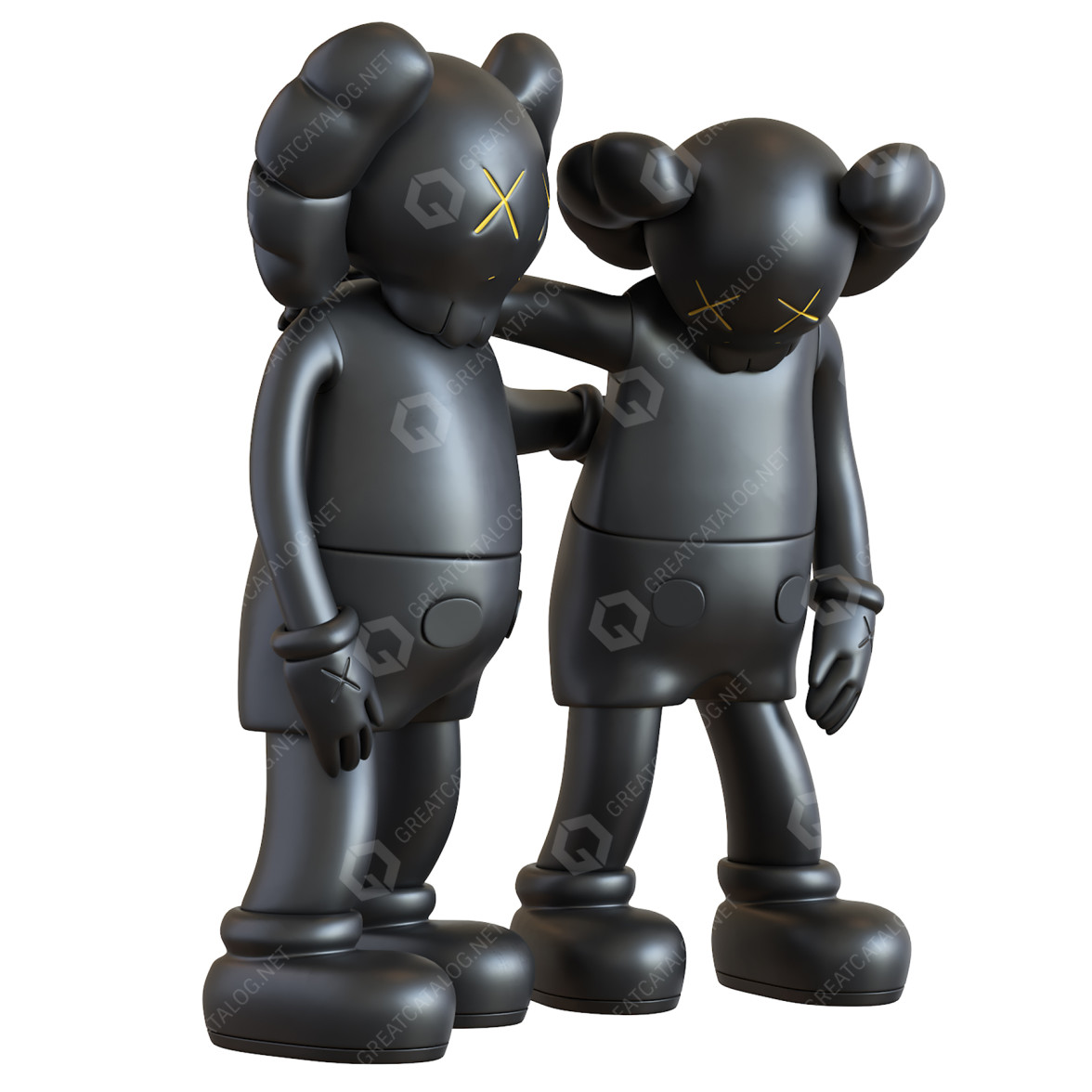 KAWS ALONG THE WAY 3色セット カウズフィギュア KAWS ALONG THE WAY BROWN / GREY / BLACK 3月
