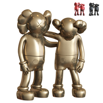 Statuette Kaws Along The Way Grey