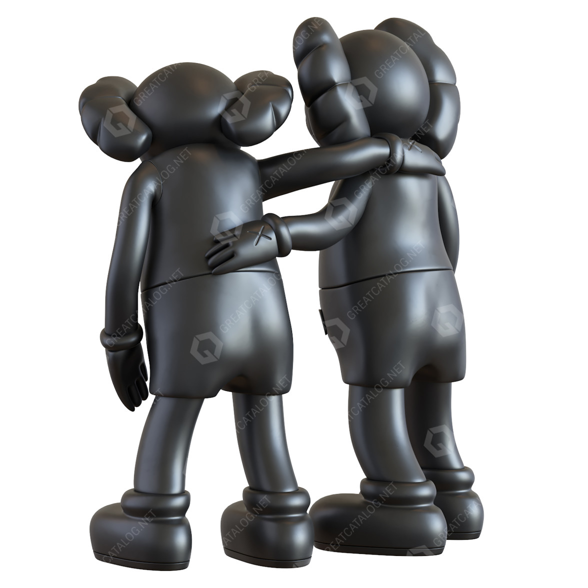 KAWS ALONG THE WAY 3色セット Statuette Kaws Along The Way Grey 3D model - GreatCatalog 9603