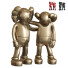 Statuette Kaws Along The Way Grey - HenMat